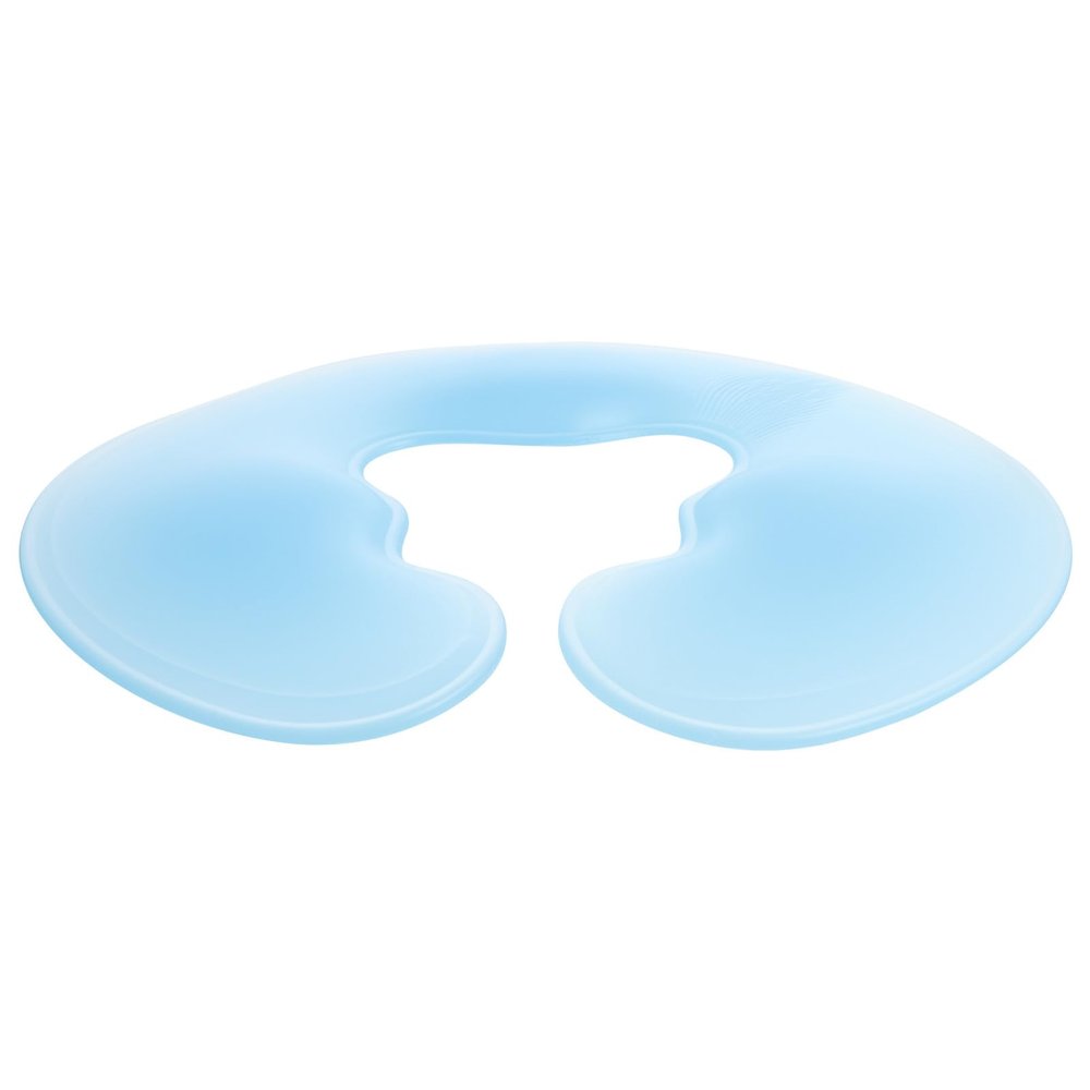 WOONEKY U-Shaped Silicone Face Cushion, Washable and Reusable, Blue