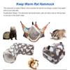 LIXSAZSE Rat Hammock, Double Layer, Fleece view 4