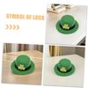 TOPPERFUN Green Top Hat Hair Clips with Shamrocks, 4 Pieces, for Women's St. Patrick's Day Costumes view 3