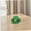 TOPPERFUN Green Top Hat Hair Clips with Shamrocks, 4 Pieces, for Women's St. Patrick's Day Costumes view 4