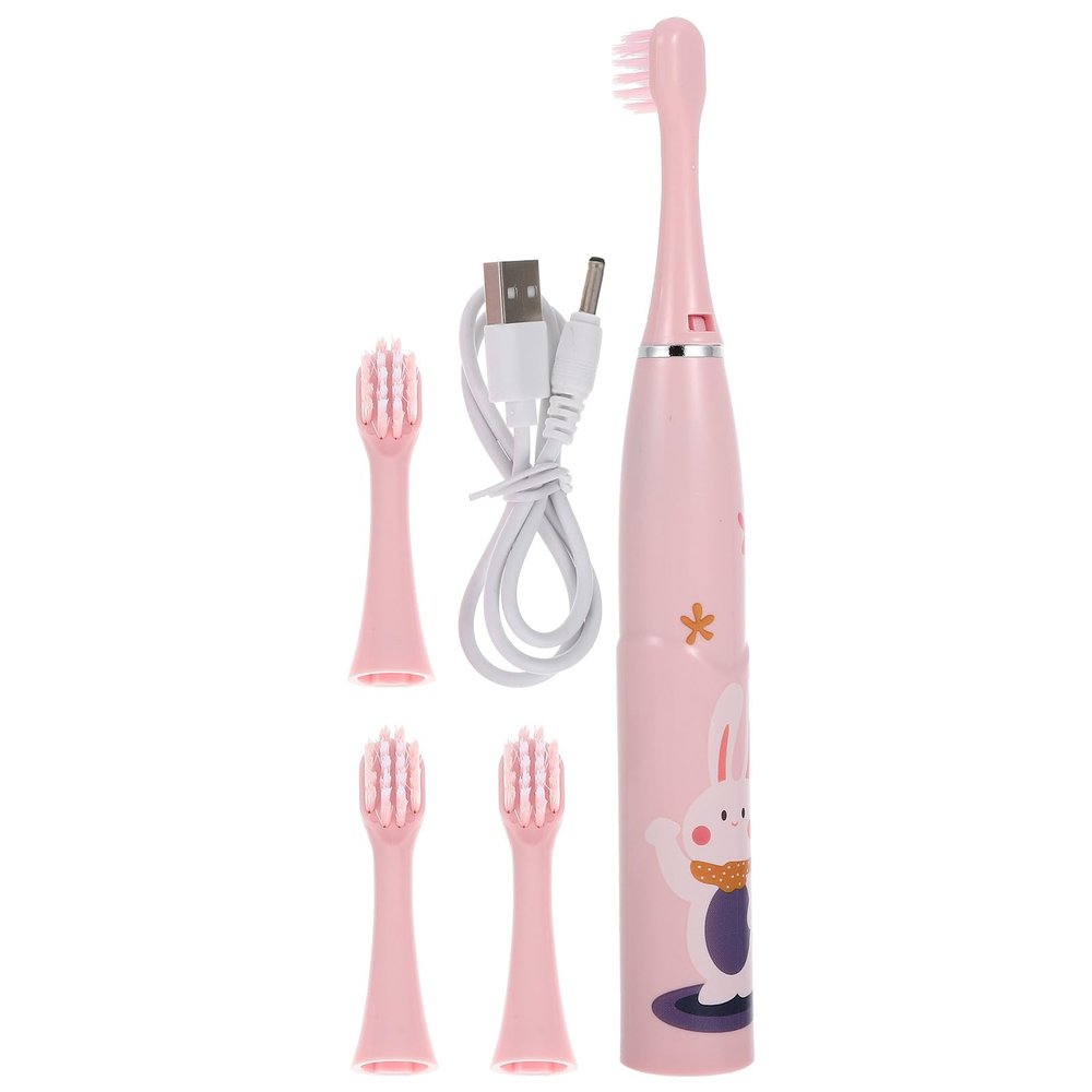Electric Kids’ Toothbrush with Three Cleaning Modes, 400 mAh, Pink
