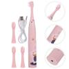 Electric Kids’ Toothbrush with Three Cleaning Modes, 400 mAh, Pink view 3
