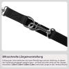 Chaba Dog Leash for Medium and Large Dogs, 2 Carabiners, Adjustable 1.35–2.6 m, Black, XL view 4