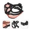 YARNOW Adjustable Breathable Nylon Mesh Dog Muzzle, 46–56 cm Neck Circumference view 2