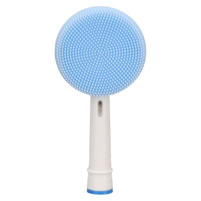 Silicone Facial Cleansing Brush Replacement Head, Blue