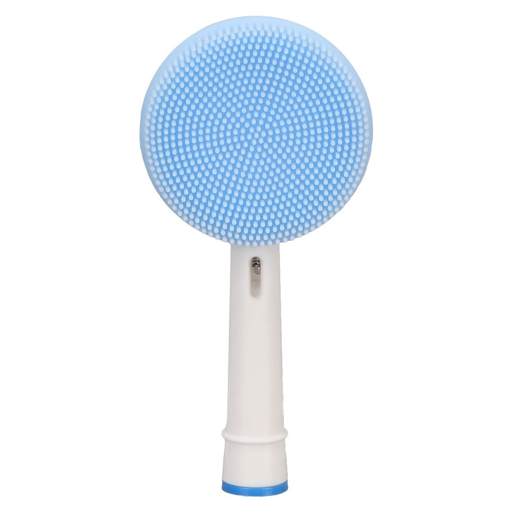 Silicone Facial Cleansing Brush Replacement Head, Blue