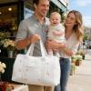 Diaper Tote Bag for Women, Waterproof Organizer Bag view 2