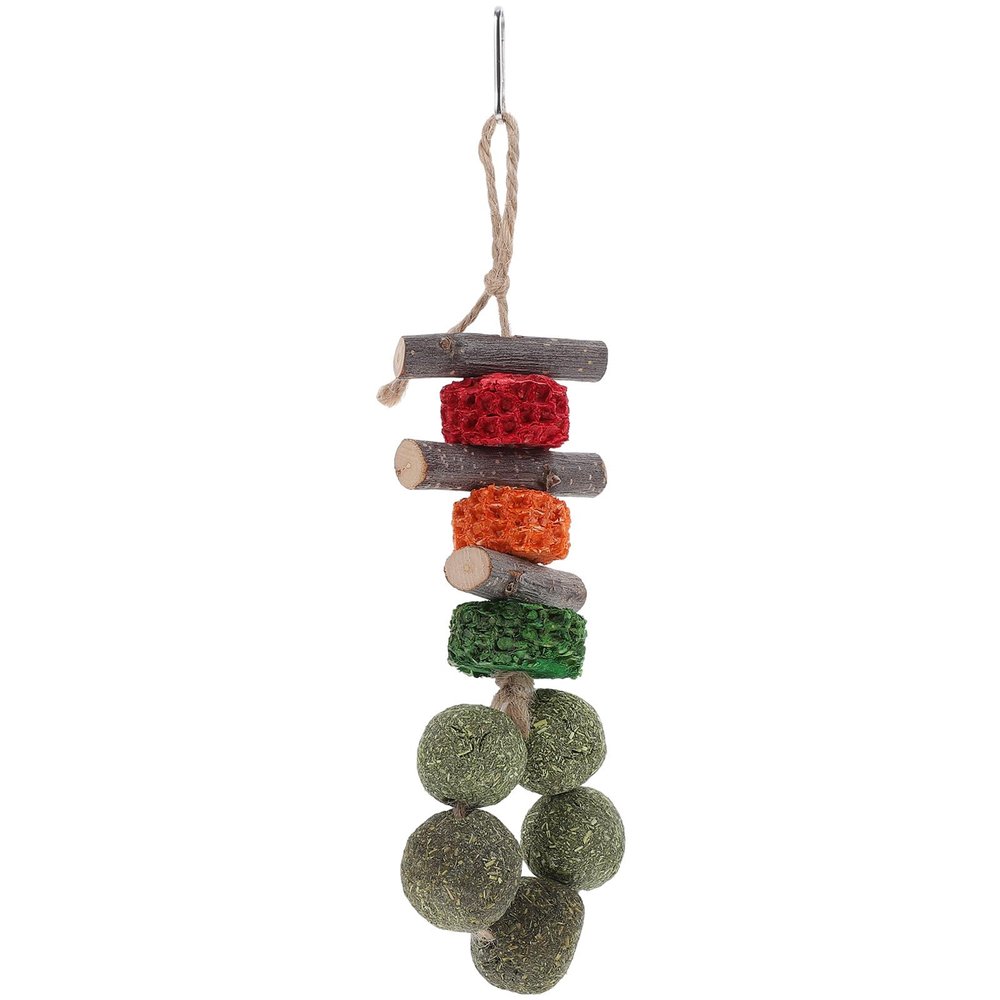 INOOMP Natural Chew Toys for Small Animals