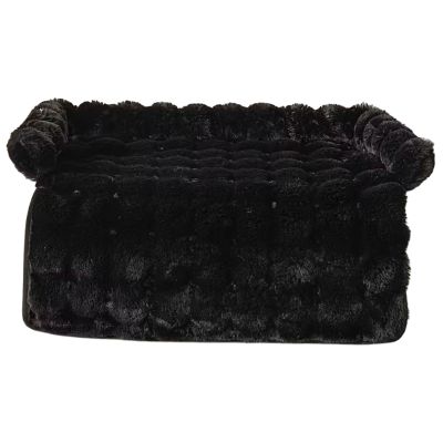 Generico Plush Calming Dog Sofa Bed, 29.53 x 29.53 x 3.94 in