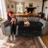 Generico Plush Calming Dog Sofa Bed, 29.53 x 29.53 x 3.94 in view 3