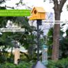 Tall Bird Feeder Pole with Sturdy Hooked Holder view 4