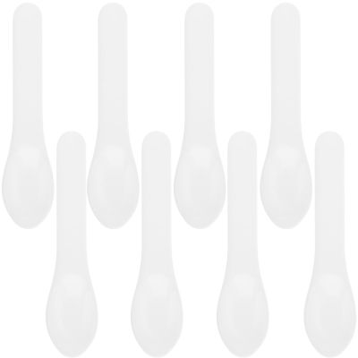 jojofuny 10-Piece Plastic Cosmetic Spatula Spoons for Face Cream