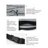 Aramox Stroller Net, Nylon Mesh Storage Bag with Adjustable Straps and Zipper view 3