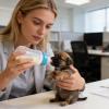 Lesunbak Kitten Feeding Bottle, 150 ml view 3