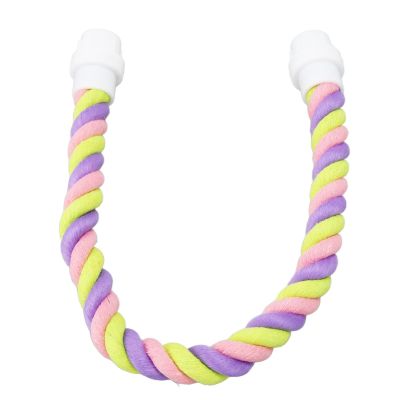 Yctze Colorful Flexible Bird Rope Toy for Cockatiels, Lovebirds, and Budgies (M)