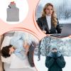 Electric Hot Water Bottle, Soft USB-Powered Warmer for Winter and Cramps view 4