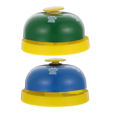 JOINPAYA 2-Pack Stainless Steel Service Bell in Blue