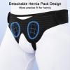 YGER JZGB Inguinal Hernia Belt for Men and Women with 2 Compression Pads, Adjustable for Unilateral or Bilateral Use, Black, M view 3