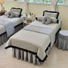 4-Piece Massage Table Linen Set, Gray, 80 x 190 cm (31 x 75 in) view 1