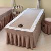 4-Piece Massage Table Linen Set, Gray, 80 x 190 cm (31 x 75 in) view 2