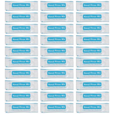 HOODANCOS 80 Nasal Salt Sachets, 27 g, Finely Ground, Fast-Dissolving Nasal Rinse Salt for Adults