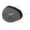 Steel Toe Caps for Men's Shoes, 1 Pair, Black view 2
