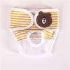 Dog Sanitary Panties, Anti-Harassment Underwear for Untrained Puppies and Female Small Dogs During Menstruation (Yellow Mesh, XXL) view 1