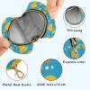 Baby Pacifier Storage Pouch with Zipper and Clip, Yellow view 4