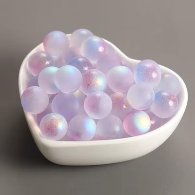 Ssmmam Violet Glass Marbles, 20 pcs