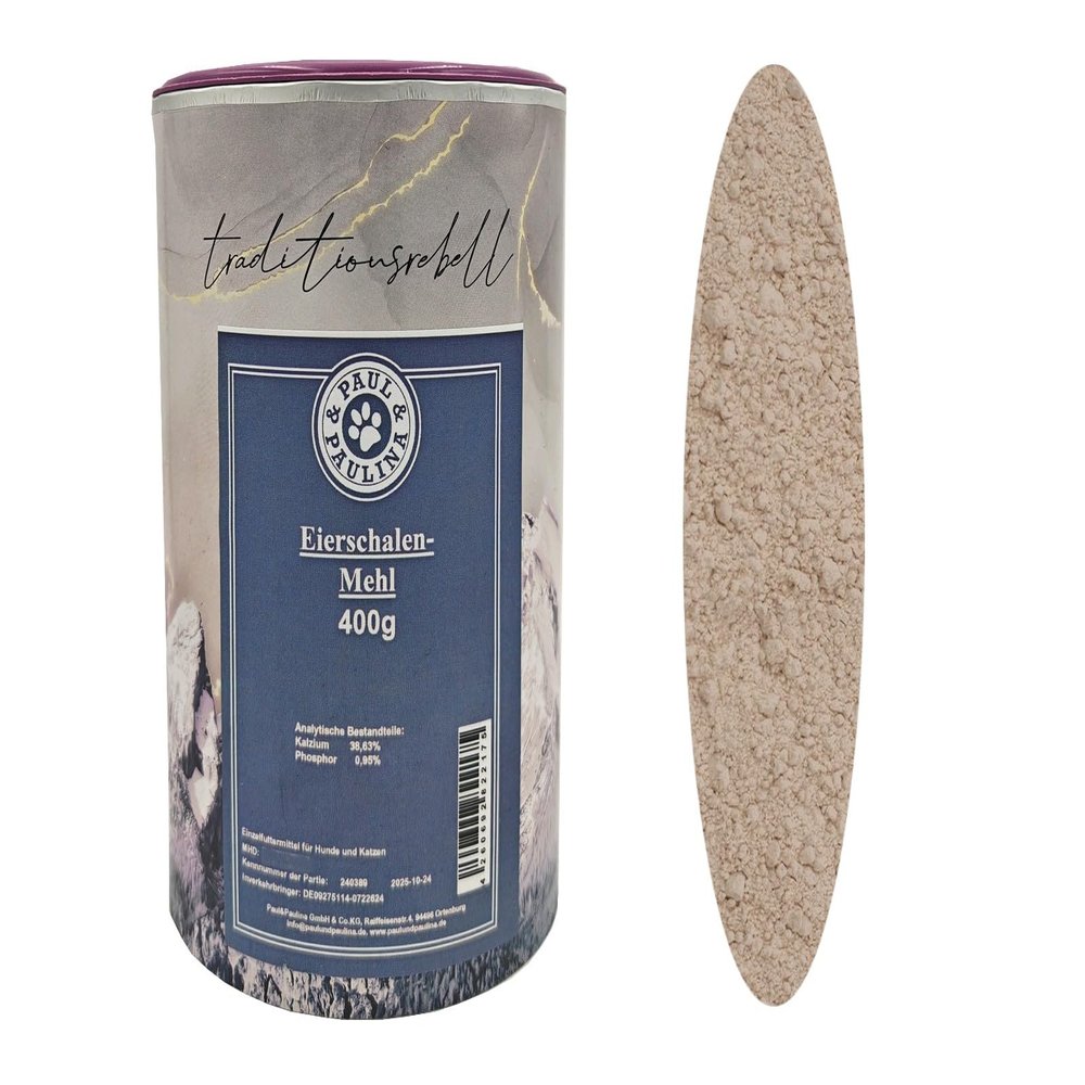 Paul & Paulina Eggshell Powder 400 g for Dogs and Cats