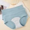 Solid-Color Women's Menstrual Underwear for Everyday Use (Blue, M) view 2