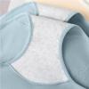 Solid-Color Women's Menstrual Underwear for Everyday Use (Blue, M) view 4