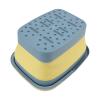 Hamwesh Collapsible Foot Bath Basin, Foldable Silicone Design with Bump-Dot Massage, Green view 2