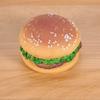 HDouii 1-Pack Durable Squeaky Hamburger Dog Chew Toy view 3