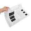 2-Piece Silicone Nail Practice Mat Set, Black, 40 x 30 cm view 4
