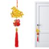 3D Golden Amulet Chinese New Year Decoration with Tassel view 1