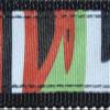 Happet Dog Harness 2 cm Black with Colorful Stripes view 1