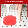 IMIKEYA Foot Scrubber for Shower with Suction Cups, Back Scrubber and Callus Removal Brush view 3