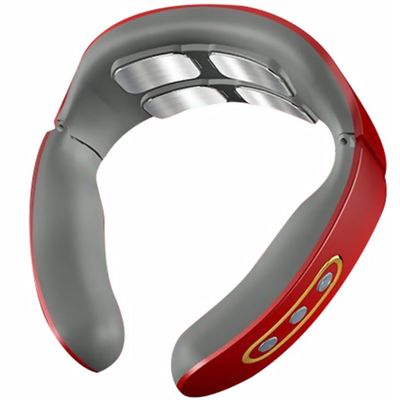 Cordless Neck Massager with Pulse Function, Four Massage Heads