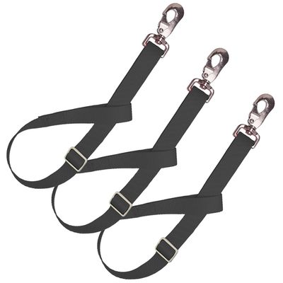 3-Piece Adjustable Nylon Bucket Hangers for Horse Trailers