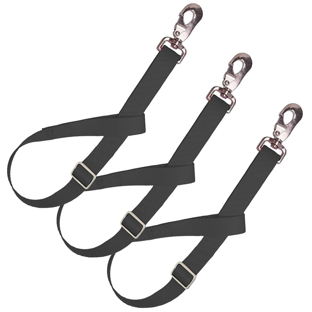 3-Piece Adjustable Nylon Bucket Hangers for Horse Trailers