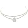 LALADEFIEE Silver Rhinestone Tiara, Curved Bridal Hair Accessory view 1