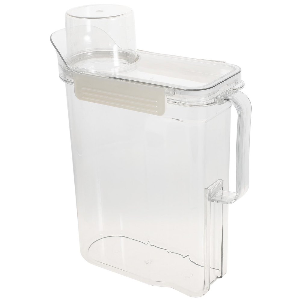 VILLFUL Transparent Food-Grade Plastic Laundry Detergent Container, 18 x 29 cm