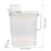 VILLFUL Transparent Food-Grade Plastic Laundry Detergent Container, 18 x 29 cm view 2