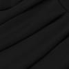 Women’s Pleated Ruffle Mini Skirt Costume, Black, XXL view 4