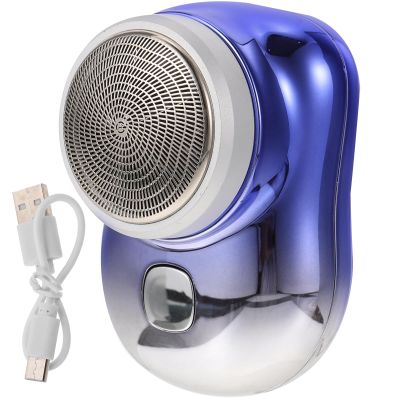 Small Rechargeable Electric Shaver for Men with USB-C Charging Port