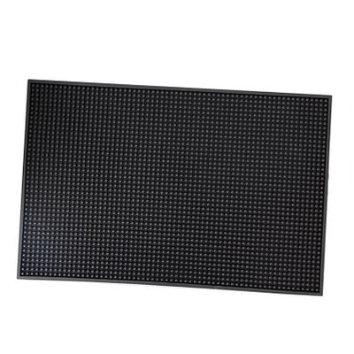 TOYANDONA Non-Slip PU Mat for Barber Tool Storage, Black