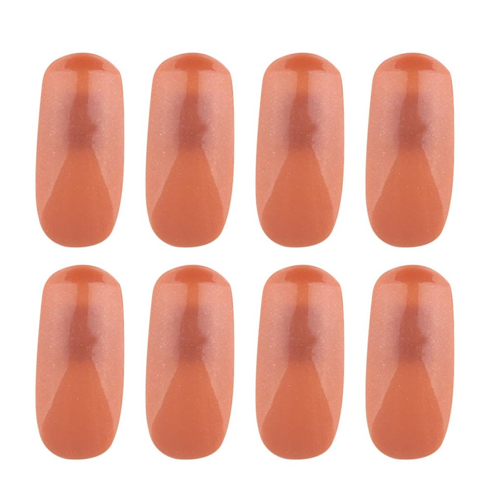 NOLITOY 200-Piece Practice Nail Tips for Nail Art, Durable Self-Adhesive Waterproof Artificial Nails