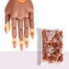 NOLITOY 200-Piece Practice Nail Tips for Nail Art, Durable Self-Adhesive Waterproof Artificial Nails view 4