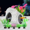 Aquarium Decoration Ceramic Rock Cave Set view 3